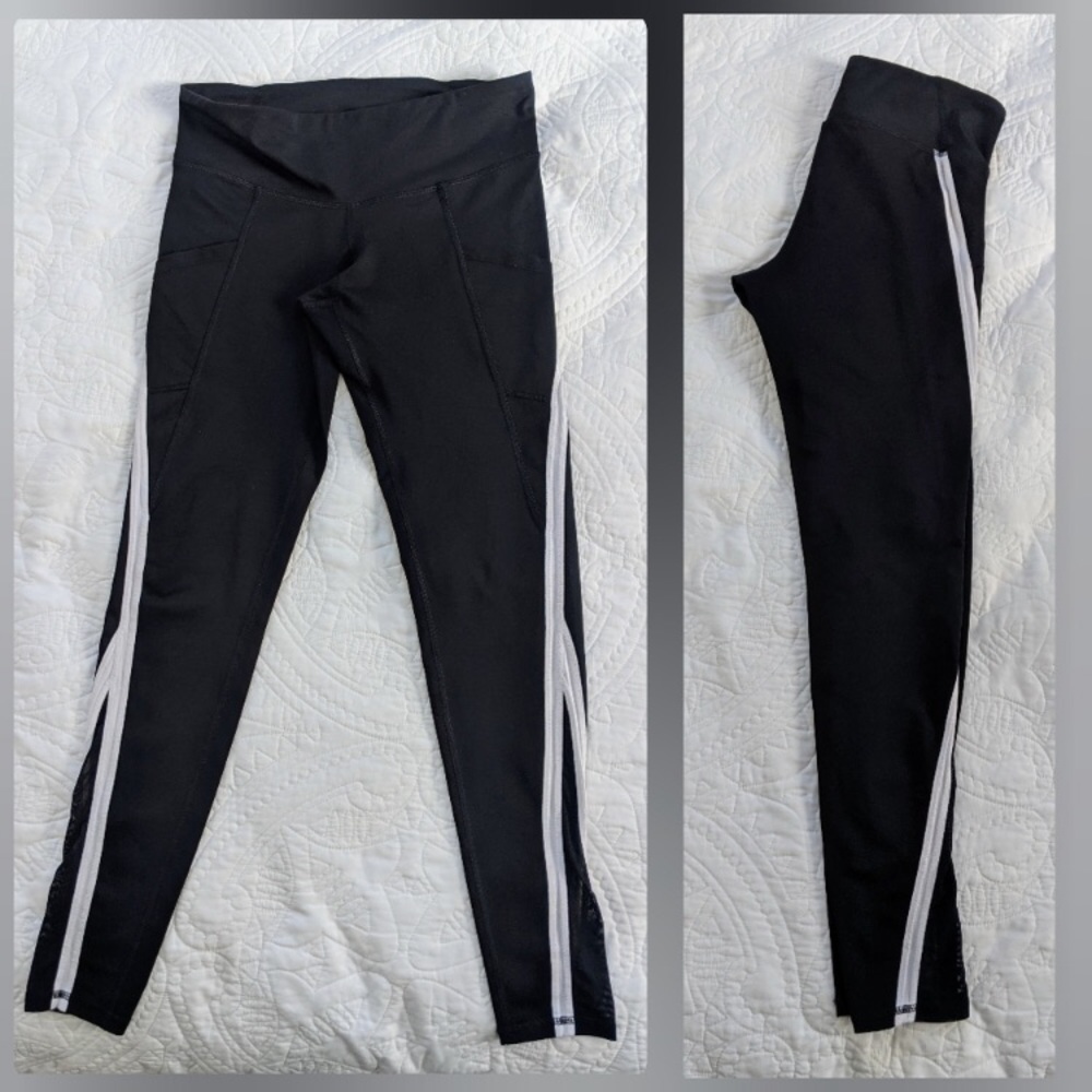 Champion Leggings With Mesh Cut Outs